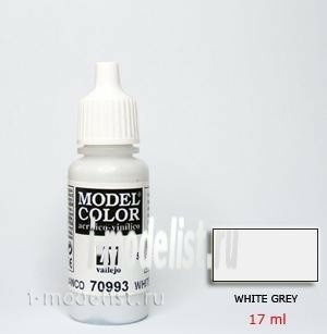 70993 Vallejo acrylic Paint `Model Color` Light grey / White Grey :: Paints  :: Vallejo :: Model Color